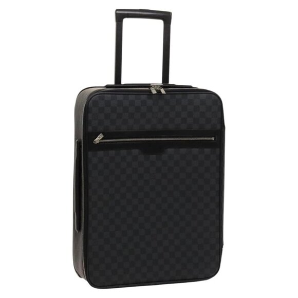 LOUIS VUITTON Damier Graphite Pegas 55 suitcase N23300 LV Auth 123620 - Picture 1 of 16